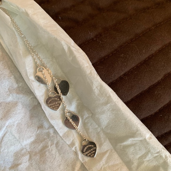 Item # C9 - Tiffany & Co multi heart necklace - Picture 4 of 8